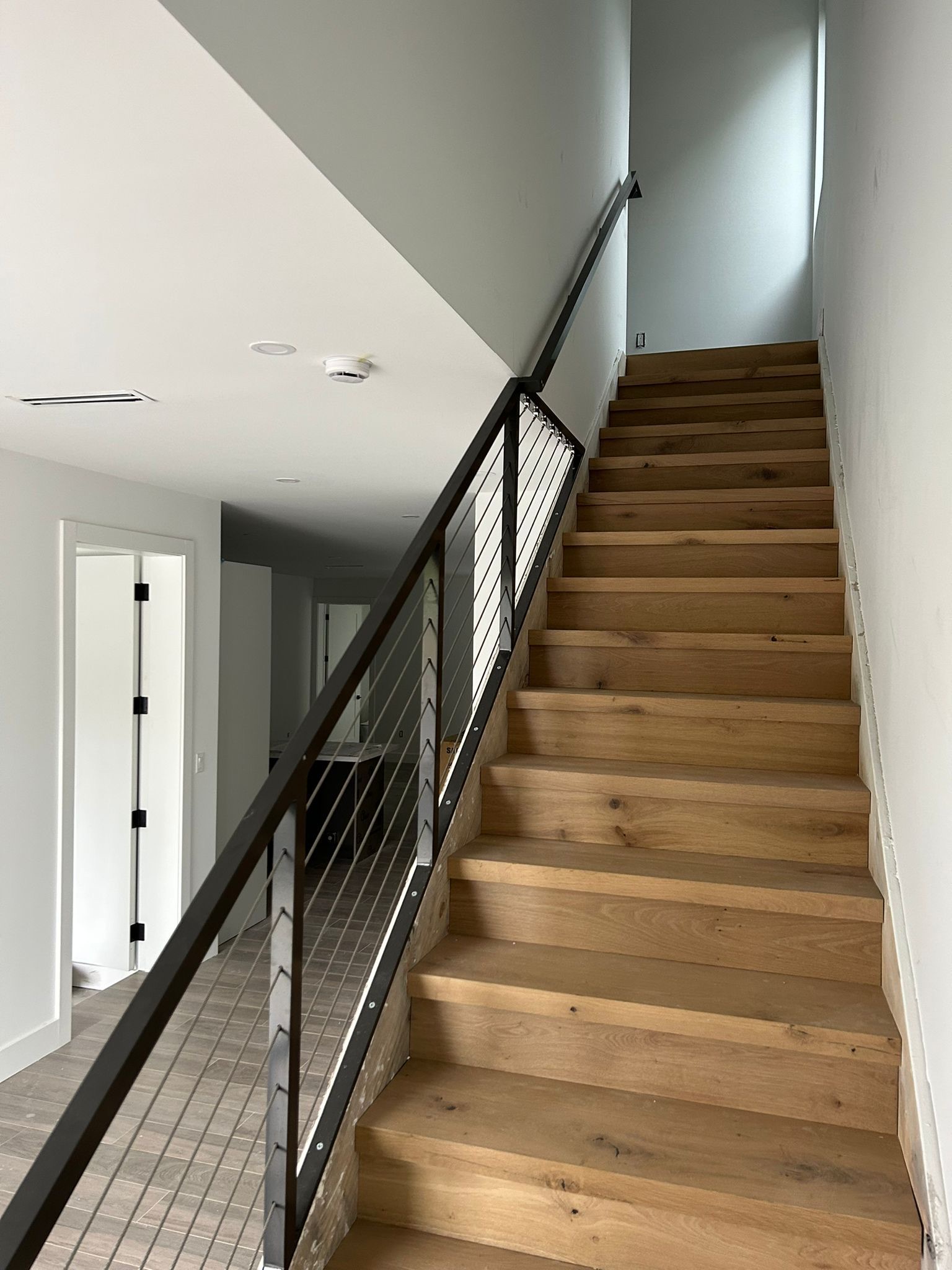 Stair renovation LVP full color