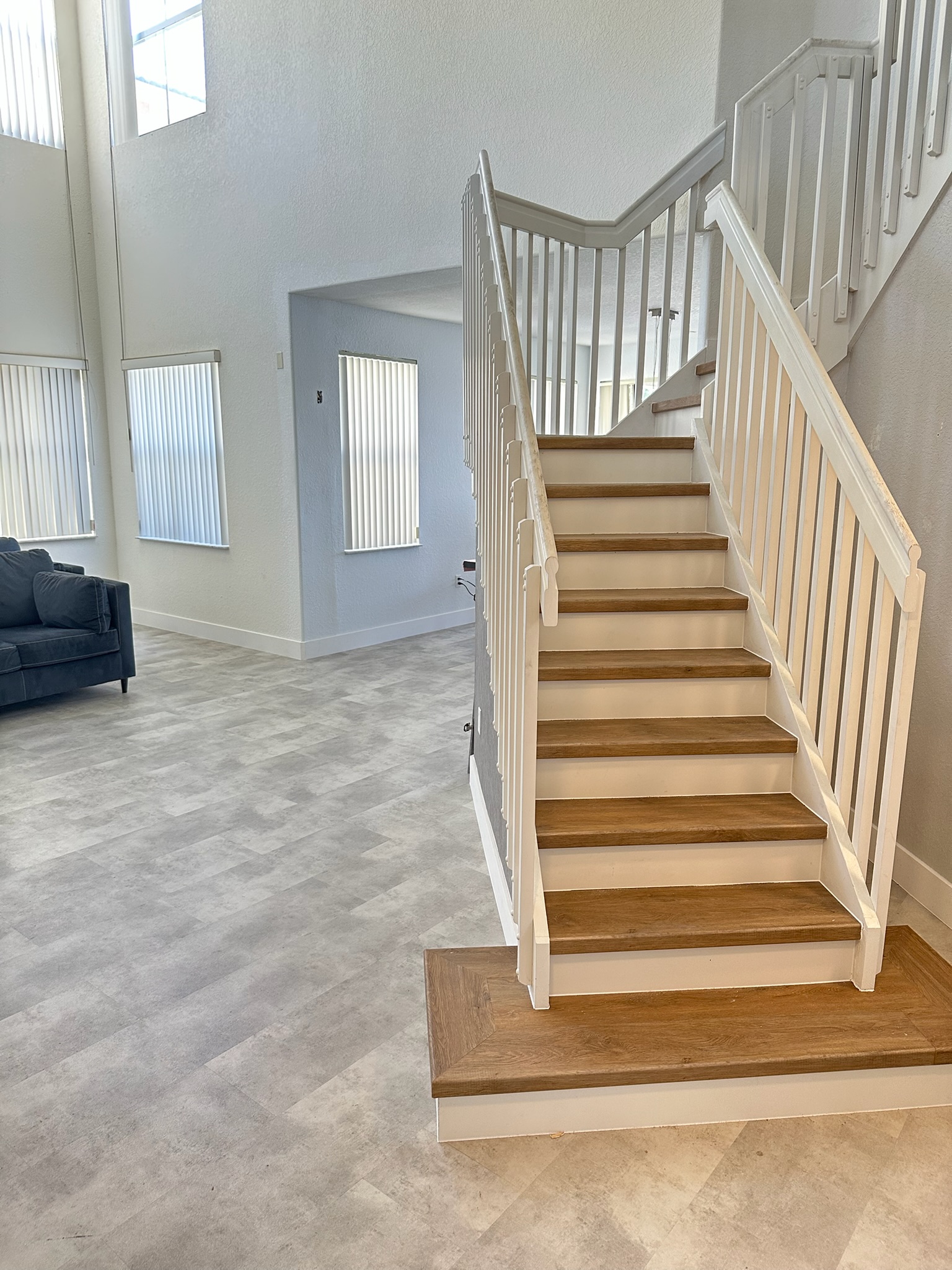 Stair renovation LVP